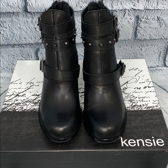NEW KENSIE STUDDED ANKLE BOOTS - Picture 1 of 8